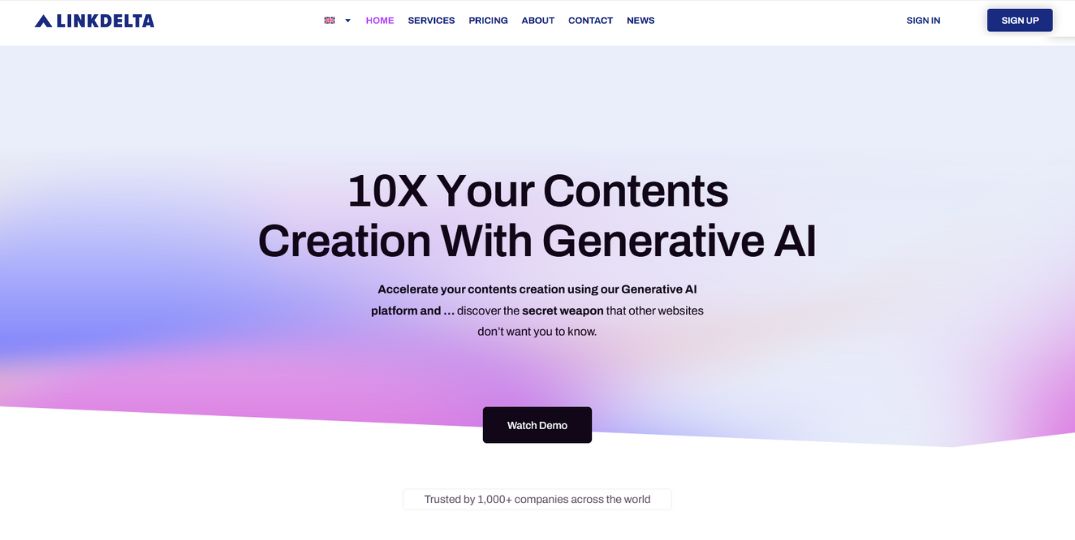 Linkdelta | AI Content Generator and SEO Optimization